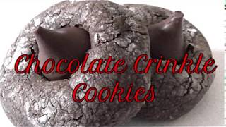 Chocolate Crinkle Cookies [upl. by Ilahtan]