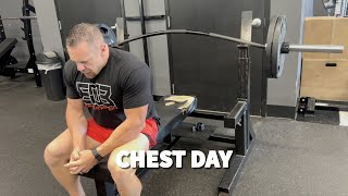 Chest Training October 1 2023  Buffalo Bar Bench Press [upl. by Ardnoet]