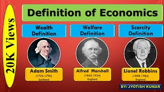 Introduction of Economics  Definition HINDI  Welfare Academy By Jyotish Kumar [upl. by Castara]