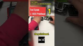 1 How to Test a Printhead with a Multimeter  L1800 Printheads [upl. by Byrle928]