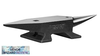 VEVOR Single Horn Anvil 22Lbs Cast Steel Anvil High Hardness Rugged Round Review [upl. by Yasnil288]