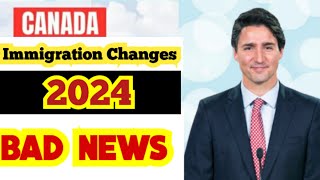 Canada 🇨🇦 announced major changes in Open work permit PGWP Study permit Canada Visa trends [upl. by Vilma]