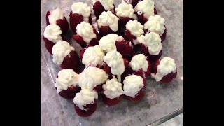 Cheesecake stuffed strawberries [upl. by Sachiko]