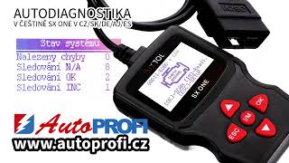 Autodiagnostika SX ONE v CZSKDEAJES [upl. by Nylteak]