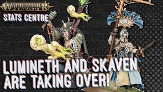 New trend of Lumineth and Skaven winning events  Age of Sigmar Stats Centre [upl. by Ricard]