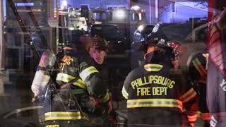 Phillipsburg NJ Chambers Street House Fire 10192024 [upl. by Ruy68]