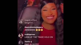 Nicki Minaj IG Live Funny Moments 🤣 [upl. by Ayidah262]