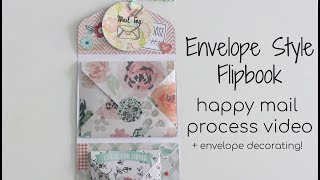 Making an Envelope style Flipbook  Snail Mail Videos [upl. by Riess]