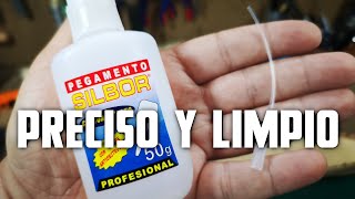 Como aplicar cianocrilato con PRECISIÓN y SIN MANCHAR Sirve para modelismo [upl. by Anaiviv]