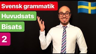 Huvudsats  bisats 2  svenska persiska  گرامرزبان سوئدی [upl. by Ardnot]