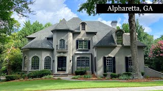 Home for Sale in Alpharetta GA  POOL  6 Bedrooms  55 bathrooms  atlantarealestate [upl. by Notsirt899]