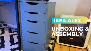 Ikea Alex Drawer Unit Unboxing amp Seamless Assembly Guide 🏠✨ [upl. by Xed]