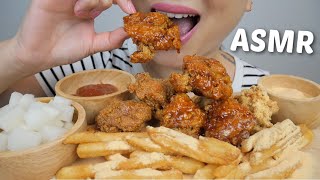 ASMR KOREAN FRIED CHICKEN The Best Original Yangnyeom and Soy Garlic NO TALKING Eating Sound [upl. by Repotsirhc]