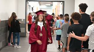 Class of 2024 Walk Halls of Vernon Elementary [upl. by Assilam]