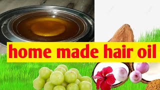 home made hair oil  hair growth oil  S D middle class kitchen [upl. by Tan672]