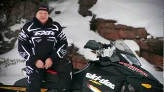 SLED TEST 2012 SkiDoo MXZ X 600 ETEC with rMotion [upl. by Seton703]