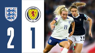 England 21 Scotland  Lionesses Pick Up Their First Win In The Nations League  Highlights [upl. by Anthea]