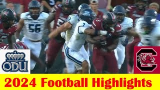 Old Dominion vs South Carolina Football Game Highlights 8 31 2024 [upl. by Bernardo]