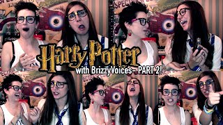 Harry Potter Books vs Movies w Brizzy Voices [upl. by Oslec]