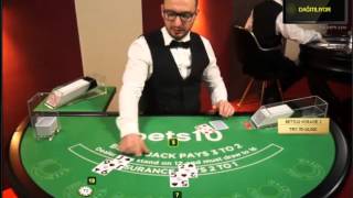 Bets10 Blackjack Muhteşem double down [upl. by Aistek547]