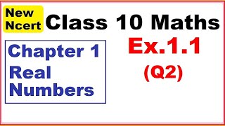 Class 10 Maths  Ex11 Q2  Chapter 1   Real Numbers  New NCERT [upl. by Brown]