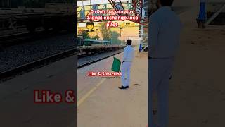 Station master work videoshorts workingofastationmasterinrailway railway stationmaster [upl. by Aynatal]