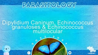 Revision of L4 Echinococcus granulosis Echinococcus multiocularisdipylidium caninum Parasitology [upl. by Laius]