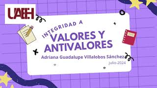 Valores y Antivalores [upl. by Anu]