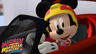 Mickey Mouse and the Roadster Racers Theme Song 🎶  disneyjr [upl. by Atikan362]