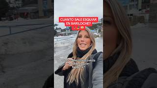 CUANTO SALE ESQUIAR EN BARILOCHE ⛷️🎿💵 bariloche argentina esquiar vacaciones dolar [upl. by Ybbed]