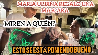 MARÍA ÚRBINA SORPRENDIO A UNA PERSONA CON UNA BONITA MASCARA [upl. by Argent]