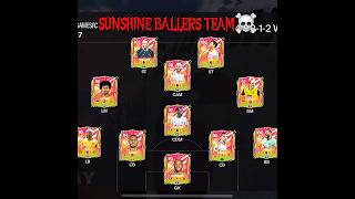 Sunshine ballers team☠️ eafcmobile fifamobile shorts fifa22 [upl. by Yniattirb589]