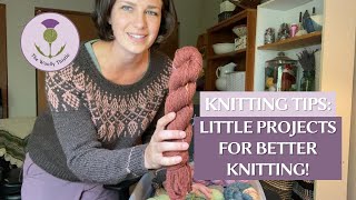 Knitting Tips Little Organizing Projects for Better Knitting [upl. by Attinahs]