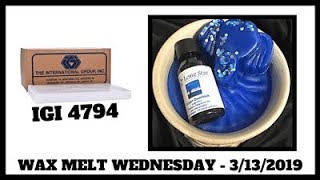 Wax Melt Wednesday  IGI 4794  How To Make Wax Melts [upl. by Nicks908]