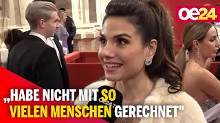 quotHabe nicht mit so vielen Menschen gerechnetquot  Serena Sáenz am Red Carpet [upl. by Hattie]