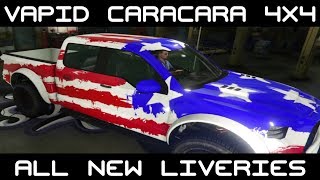 Vapid Caracara 4x4 Livery  Diamond Casino amp Resort DLC  GTA Online [upl. by Schmidt]