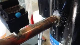 copeland scroll compressor leaking [upl. by Thorwald]