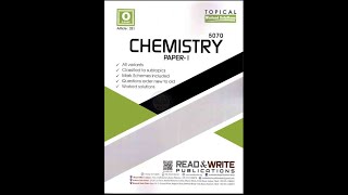 Experimental Chemistry Chemistry Past Paper Questions Read and Write [upl. by Garrison]