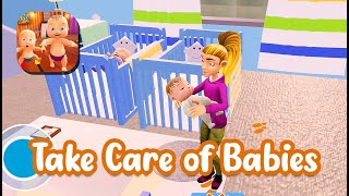 Newborn Twin Baby Care Game  Take Care of Babies  Part 1 [upl. by Comstock215]