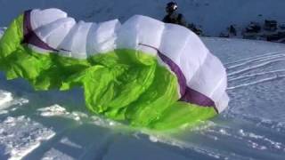 GIN GLIDERS  Nano  2010 Speedriding glider [upl. by Omlesna368]