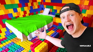 I Built a LifeSized Lego Room [upl. by Tonjes]