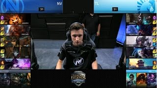 TL vs NV Game 4 Highlights  2016 NALCS REGIONAL QUALIFIERS DAY 1 [upl. by Enelehcim671]