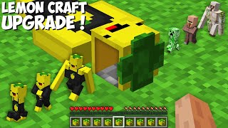 Why did I TRANSFORM ALL MOBS INTO LEMON CRAFT MOBS in Minecraft  INCREDIBLE LEMON CRAFT UPGRADE [upl. by Atinuahs701]