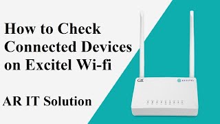 how to check connected devices on excitel wifi [upl. by Linetta]