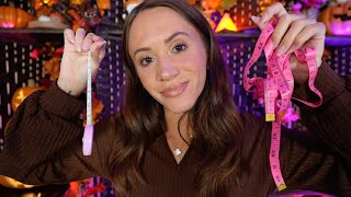 ASMR  Bestfriend Measures Your Face For Halloween 🎃 close personal attention [upl. by Rolanda]