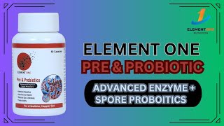 PRE amp PROBIOTIC BY ELEMENT ONE NUTRITION nutrition ayurveda herb nutritionist nutritiontips [upl. by Bicknell]