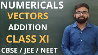 Numericals on Vector Addition Class 11 Physics [upl. by Eenttirb]