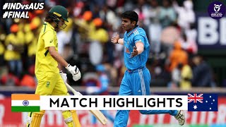 India vs Australia U19 World Cup 2024 Final Highlights  IND vs AUS ODI U19 WC Highlights [upl. by Reeva802]