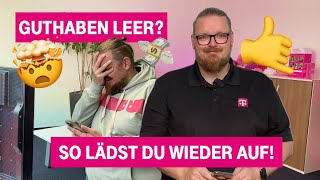 Telekom hilft News So ladet ihr ganz easy euer PrepaidGuthaben auf [upl. by Iruy236]