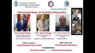 Onchonephrology English and Arabic Tanta Session organized by Prof Kamal Okasha16 May 2020 [upl. by Rangel893]